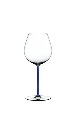 RIEDEL THE WINE GLASS COMPANY Champagnerglas Riedel Fatto a Mano Pinot Noir Dunkelblau, Glas