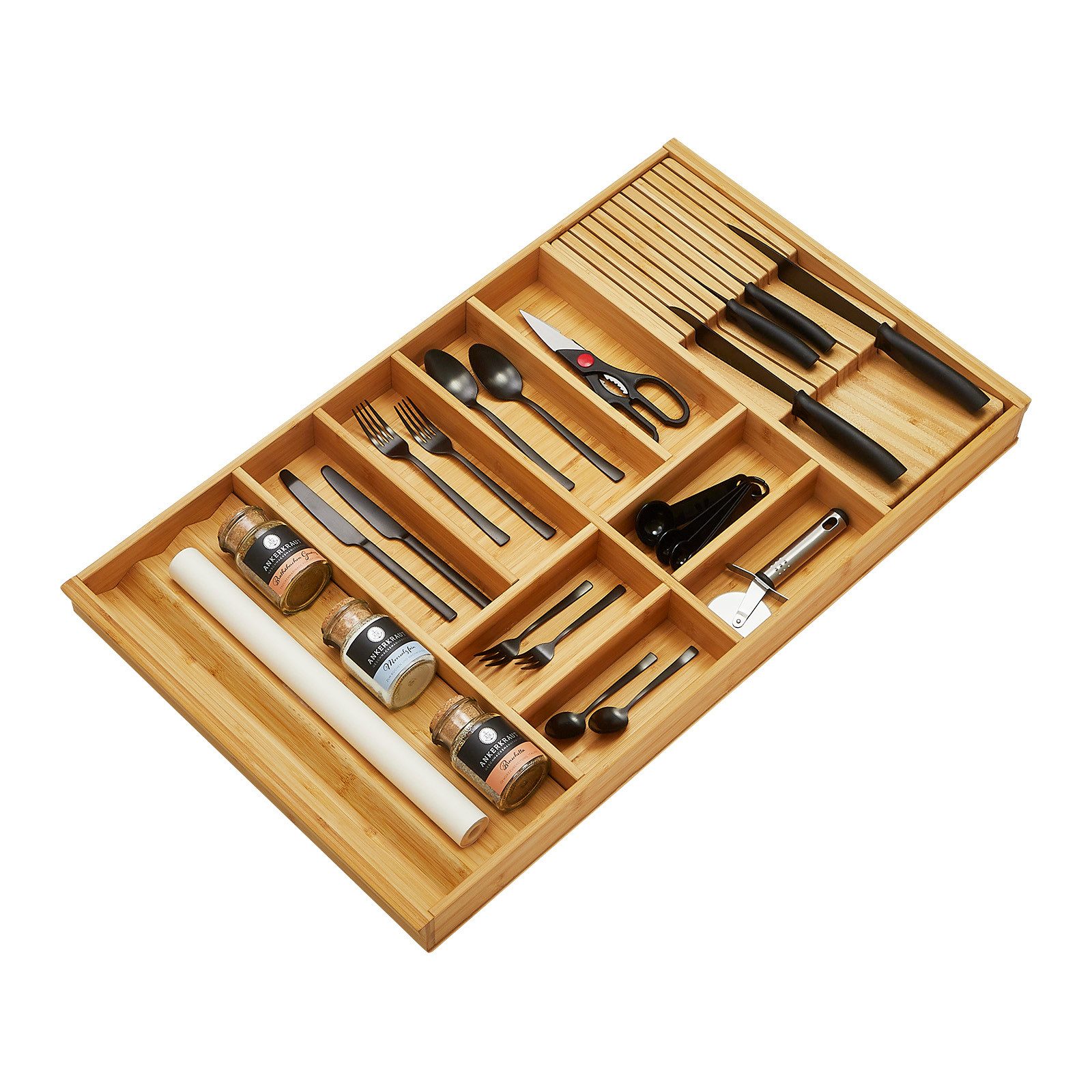 SO-TECH® Besteckeinsatz Orga-Box-1 BAMBUS Besteckeinsatz für günstig online kaufen