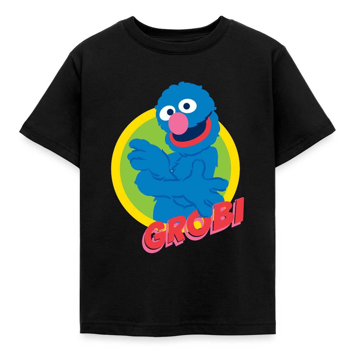 T-Shirt Sesamstraße Grobi Portrait Kinder T-Shirt