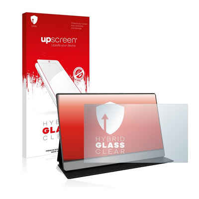 upscreen flexible Panzerglasfolie für Koorui 15B1 Tragbarer Monitor 15.6", Displayschutzglas, Schutzglas Glasfolie klar