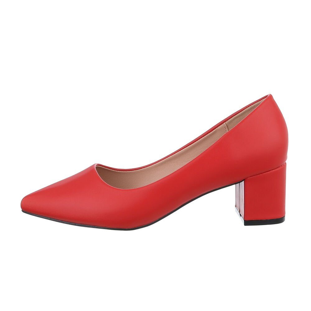 Ital-Design Damen Abendschuhe Elegant Pumps Blockabsatz günstig online kaufen