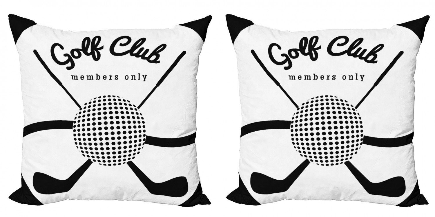 Stück), Doppelseitiger Golf Digitaldruck, Accent Modern (2 Nur Abakuhaus Kissenbezüge Golf Mitglieder Club Sign