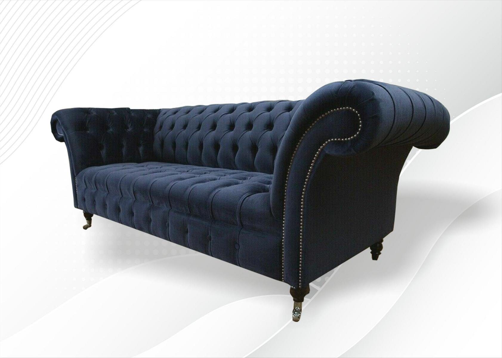 Sitzer Couch Sofa Sofa Design 3 Chesterfield-Sofa, 225 JVmoebel Chesterfield cm