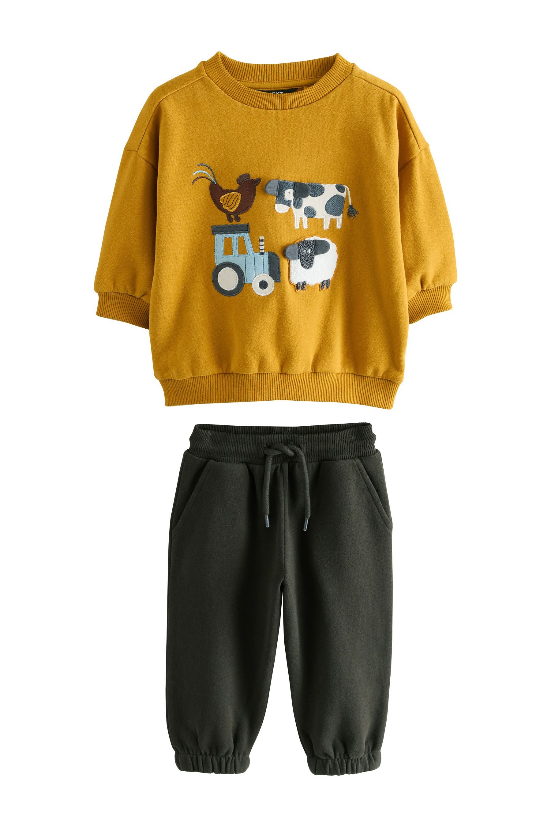 Next Sweatanzug Sweatshirt mit Applikation und günstig online kaufen