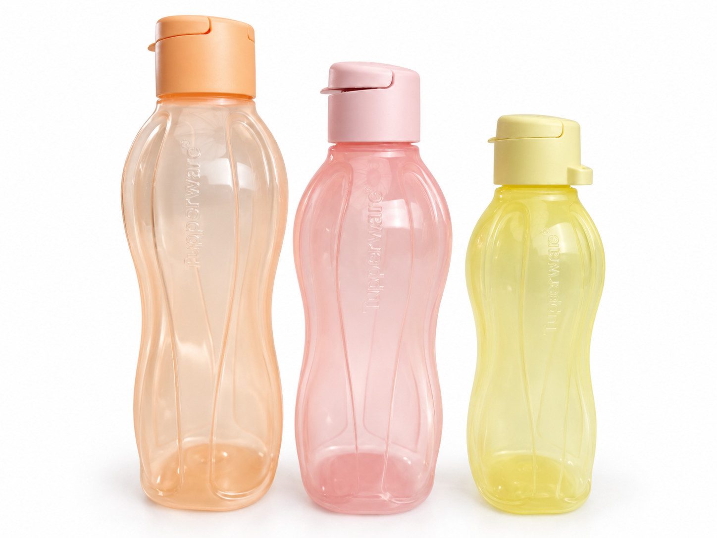TUPPERWARE Trinkflasche Eco 1 L + 750 ml + 500 ml
