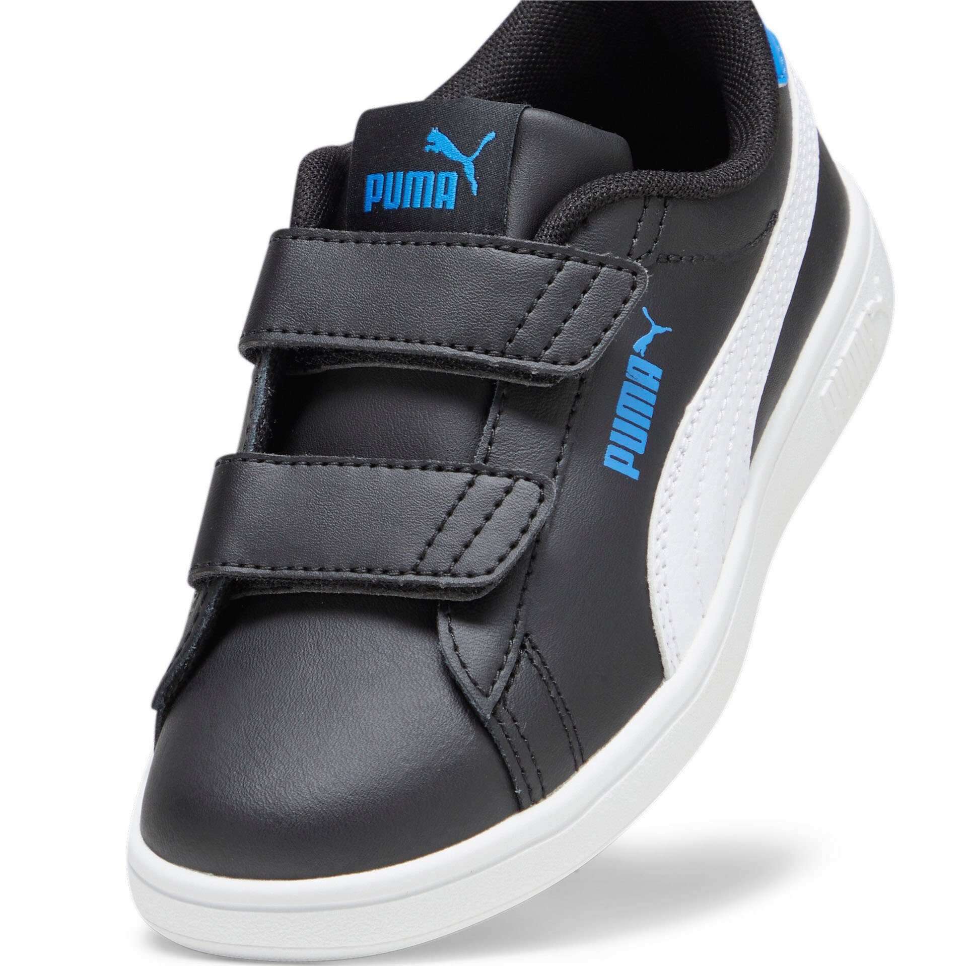 PUMA SMASH 3.0 Sneaker V Blue Klettverschluss L Black-PUMA White-Racing PUMA PS mit