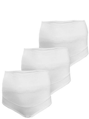 Doreanse Underwear Schwangerschaftsslip 3erPack Taillenslip Hohe Taille Hochbund Maxi Slip DA7000. Weiß