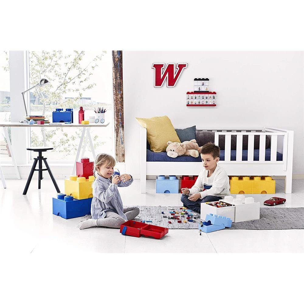 Room Copenhagen LEGO® Storage Brick 4 Yellow Storage Box, with Drawer, Brick Shape, Stackable