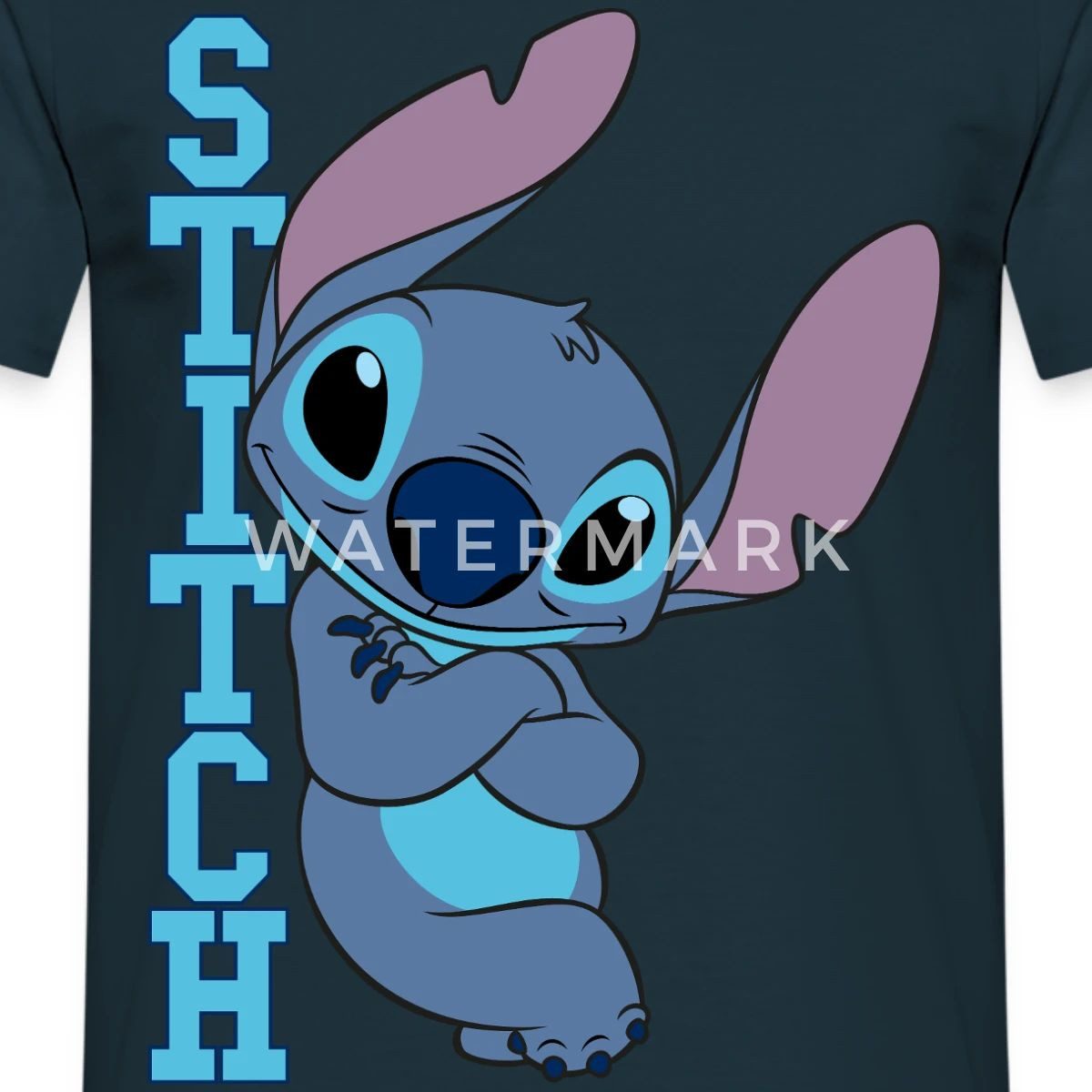 Spreadshirt T-Shirt Lilo & Stitch, Stitch Mit Schriftzug Männer T-Shirt (1- günstig online kaufen