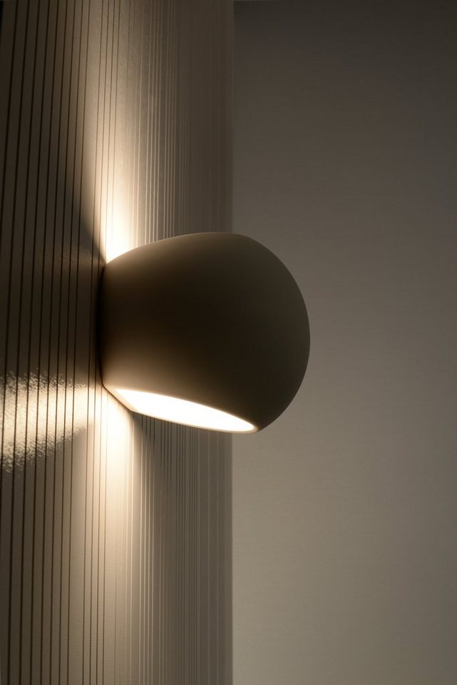 SOLLUX lighting Deckenleuchte Wandlampe Wandleuchte Keramik GLOBE, 1x E27,  ca. 18x11x15 cm, geeignet für Leuchtmittel E27 max. 60 Watt