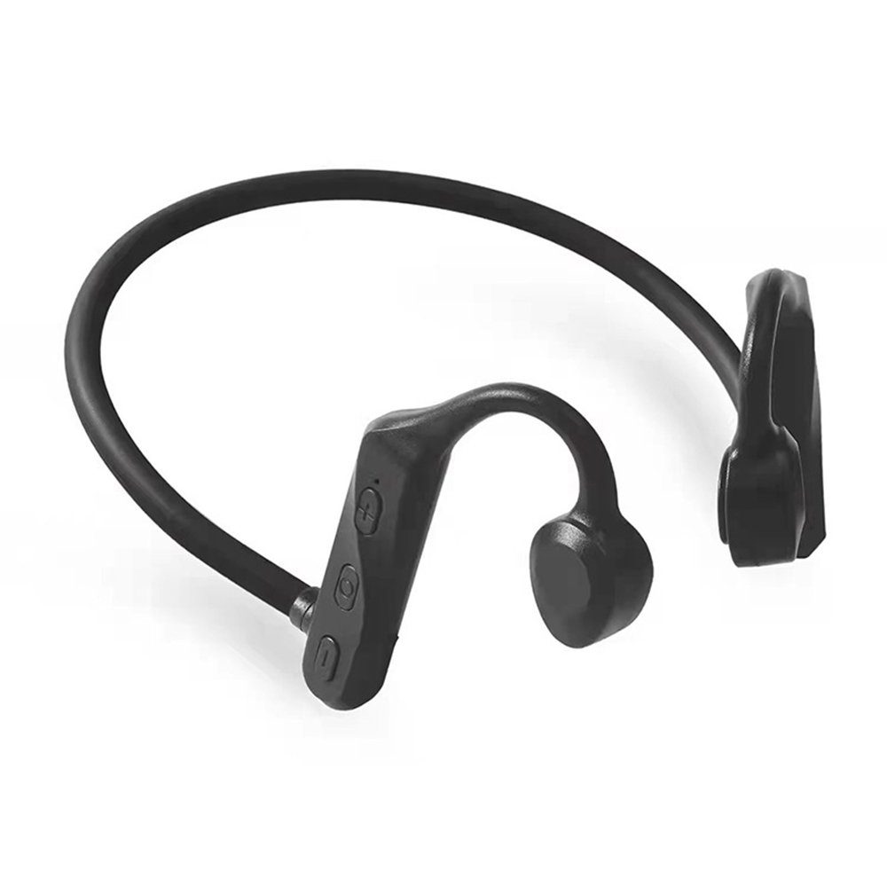 Knochenleitung Bluetooth 5.0 Kopfhörer Stereo Bass Sport Gym Headset Wasserdicht 