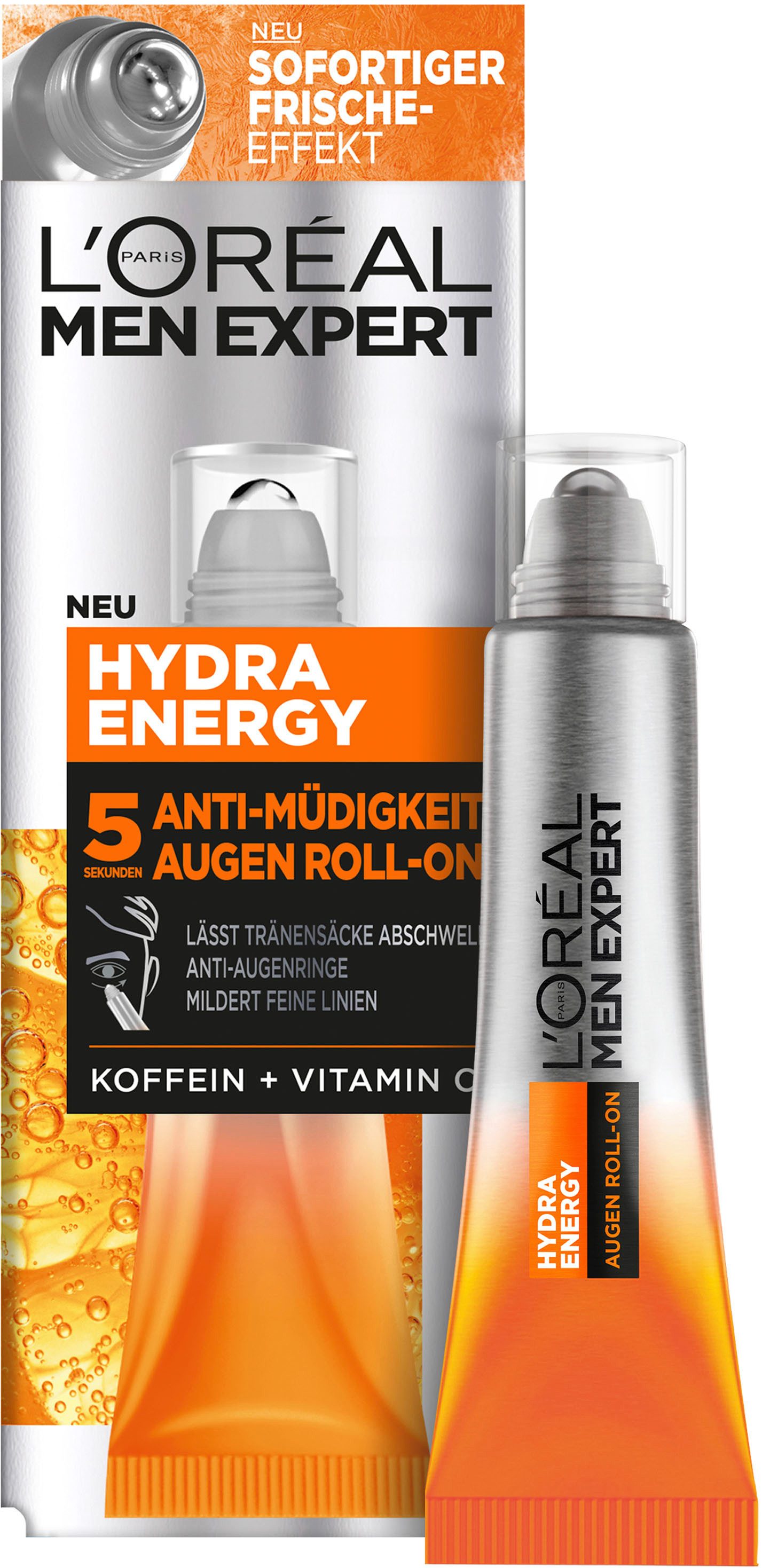 L'ORÉAL PARIS MEN EXPERT Augen-Roll-on Hydra Energy Anti-Müdigkeit