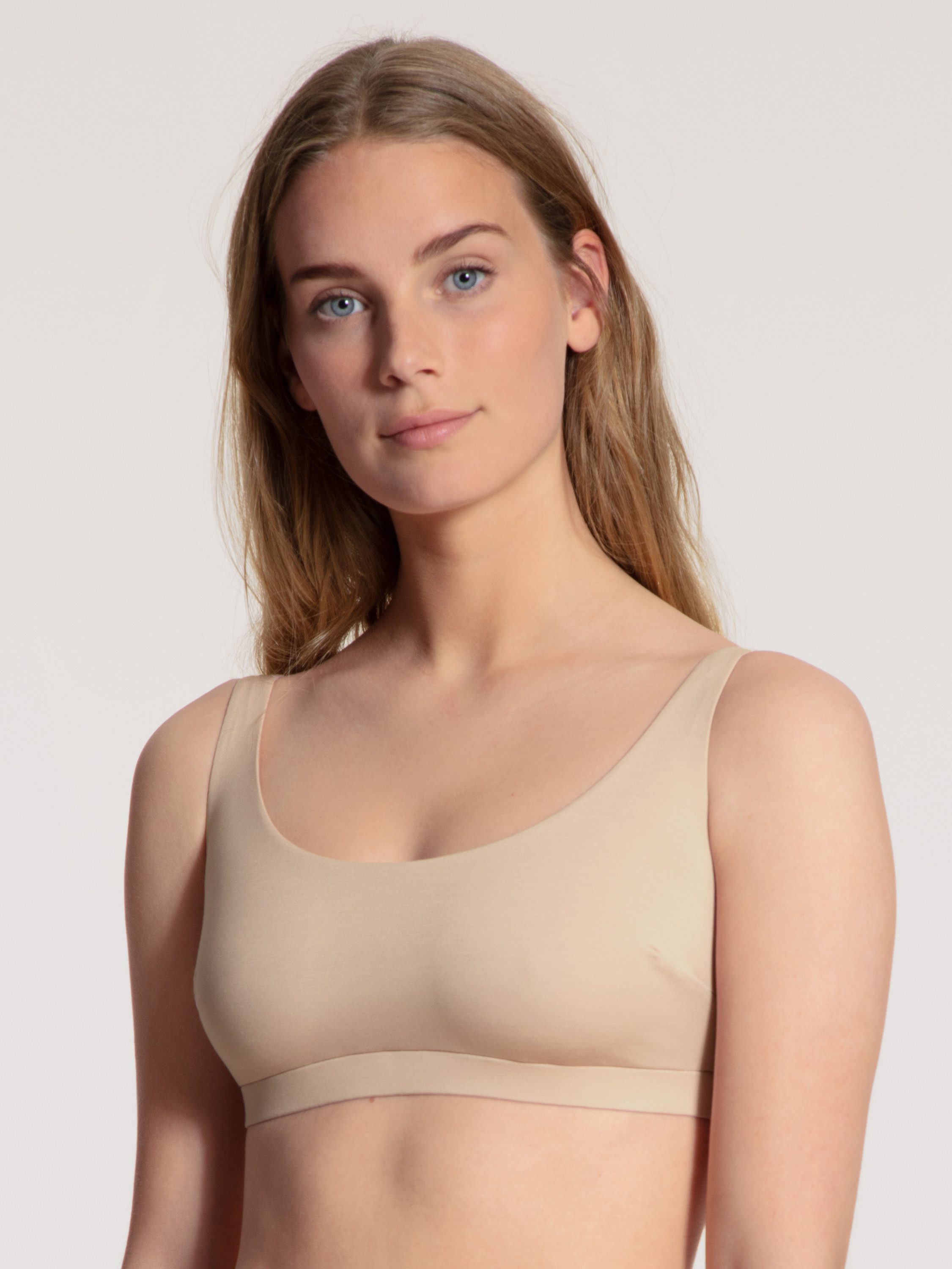 CALIDA Bustier Natural Layer Damen (1-tlg) temperaturausgleichend, schnelltrocknend