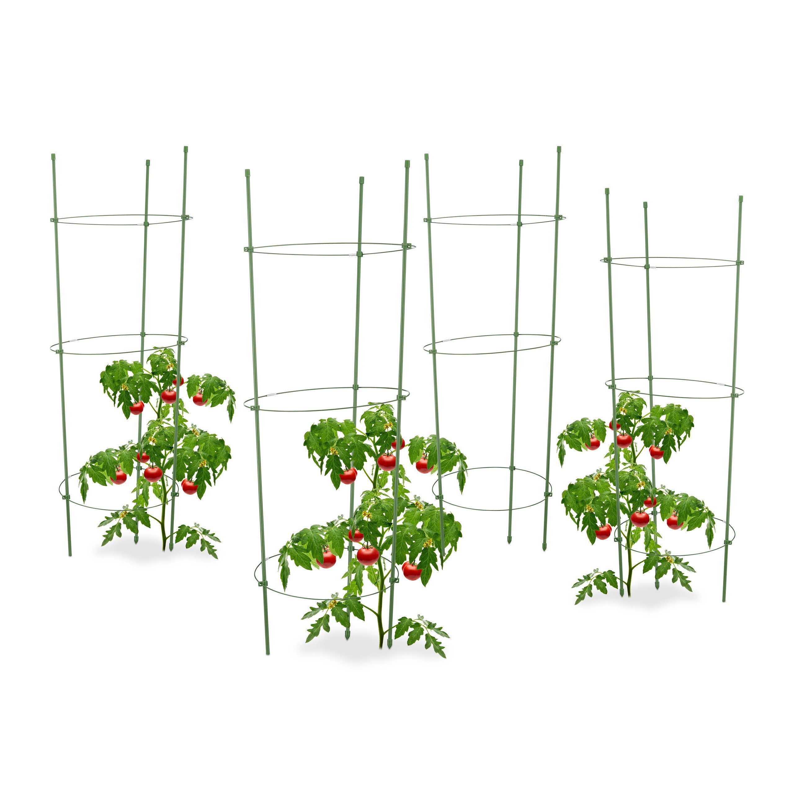 relaxdays Rankhilfe 4 x Rankhilfe Tomaten günstig online kaufen