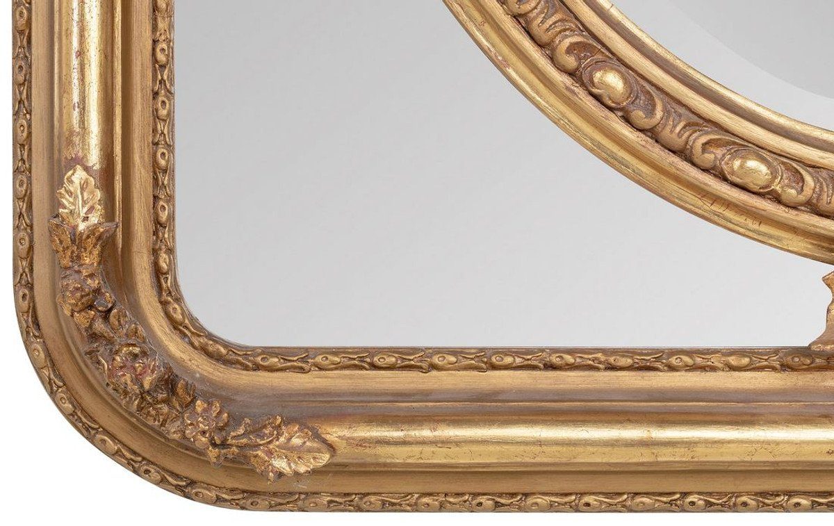 Gold 120 H Casa Wohnzimmermöbel cm Antik Stil Barockspiegel Wandspiegel x 90 Barock Padrino - Spiegel
