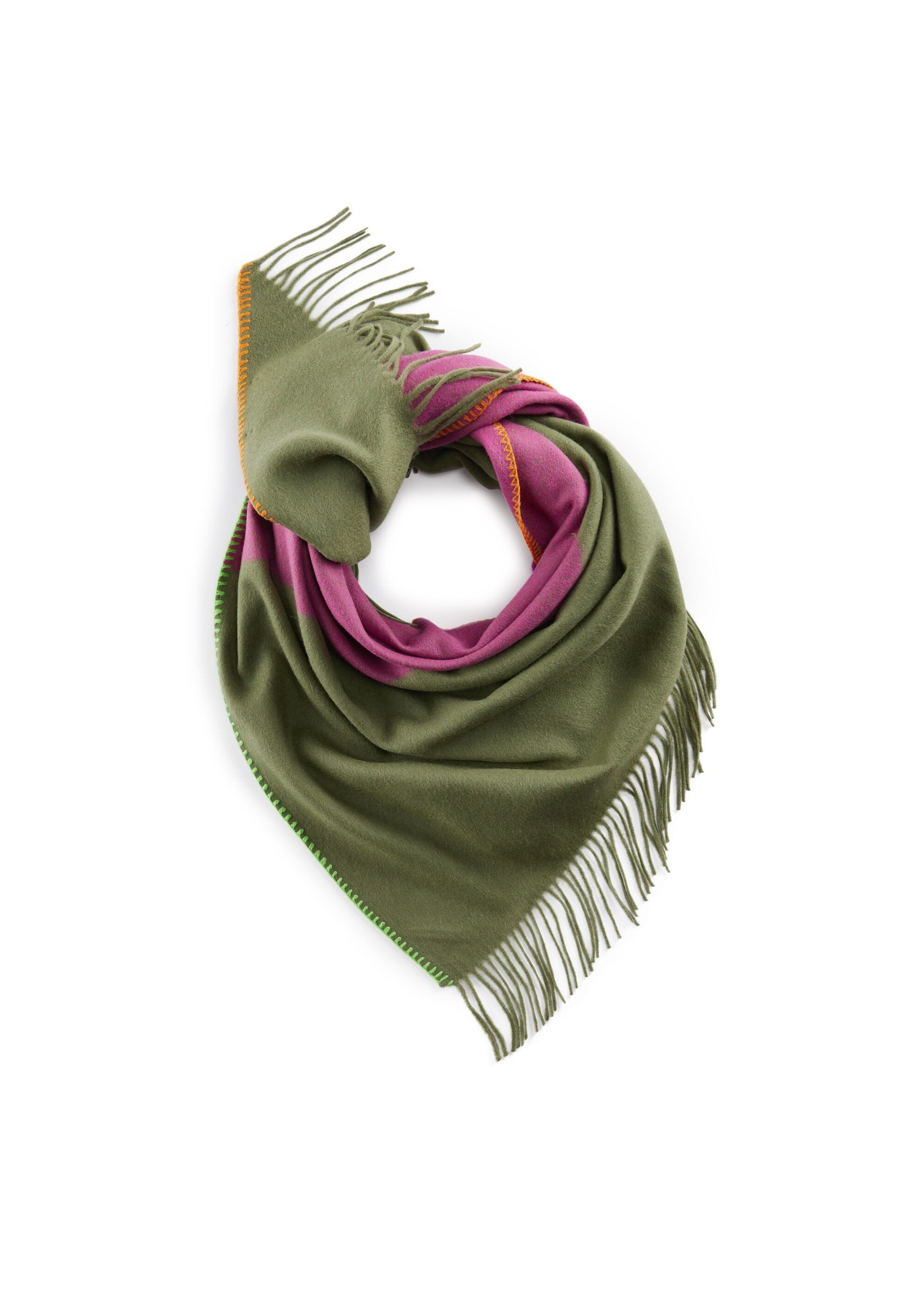 Codello Dreieckstuch, (1-St), im Colour-Blocking-Design