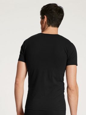 CALIDA Kurzarmshirt Cotton Code Rundhals-Shirt, moderner Schnitt