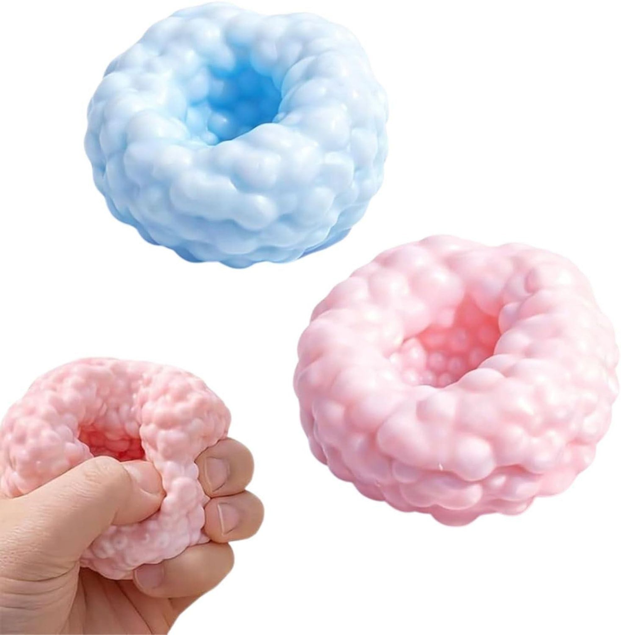 FELIXLEO Physioball Anti Stress Ball Sensorik Spielzeug Stressball ADHS Fidget 2 Stück