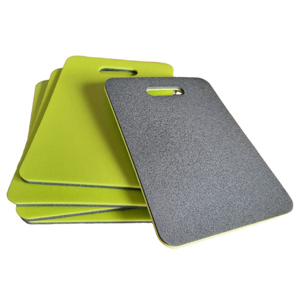 Yate Thermositzkissen Set 5x doppeltes Schaumstoff Sitzkissen 40cm grün/gra günstig online kaufen