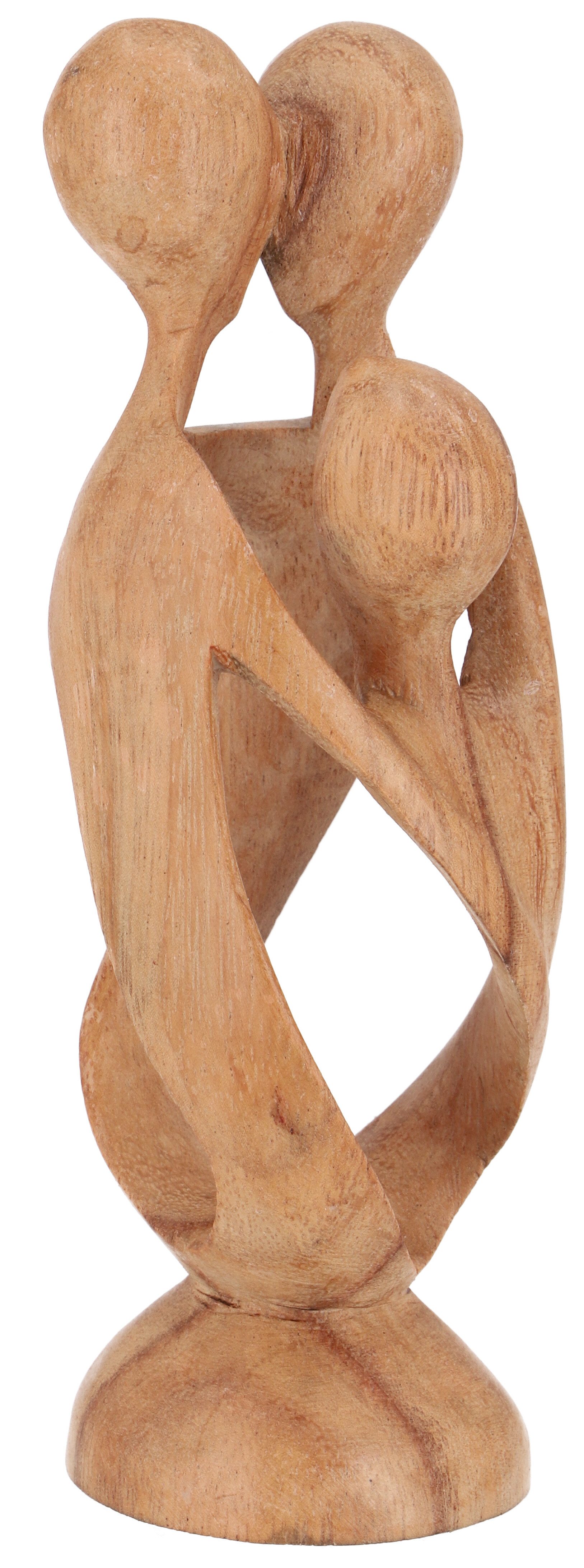 Dekoobjekt Holzfigur, Statue, Deko Objekt Feng Shui 20 cm..