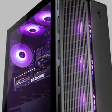 computerwerk LANGLEY C Gaming-PC (Intel Core i7 14700KF, 8 GB GeForce RTX4060 MSI Ventus 2X Black 8G OC, 16 GB RAM, 1000 GB SSD, Wasserkühlung)