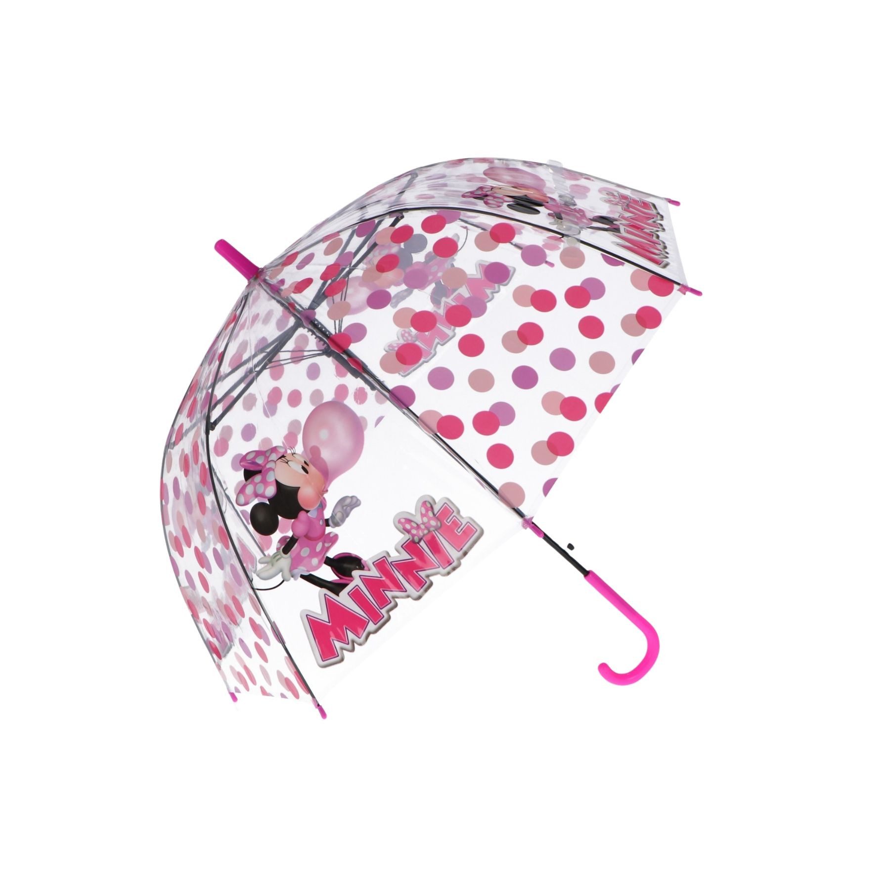 Disney Minnie Mouse Stockregenschirm Regenschirm Ø 74 cm für kleinen Regenzauber