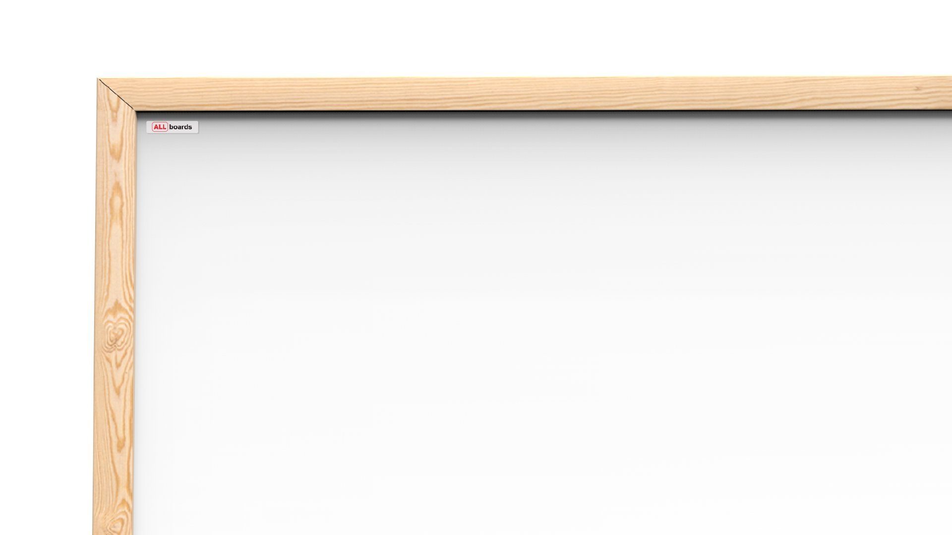 ALLboards Magnettafel Magnettafel Whiteboard Holzrahmen Wandtafel Schreibtafel