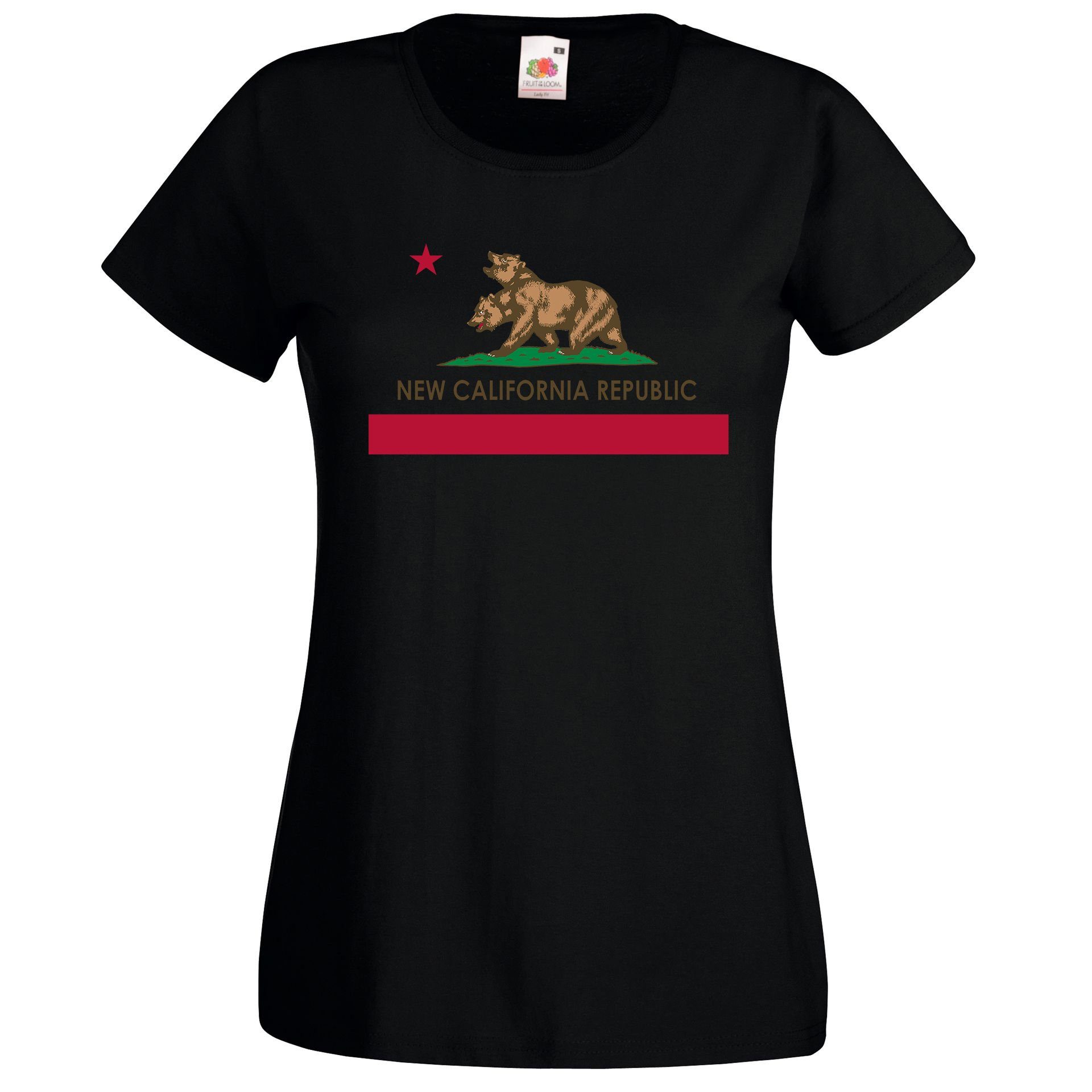 Youth Designz T-Shirt New California Republic Damen T-Shirt mit trendigem Frontprint