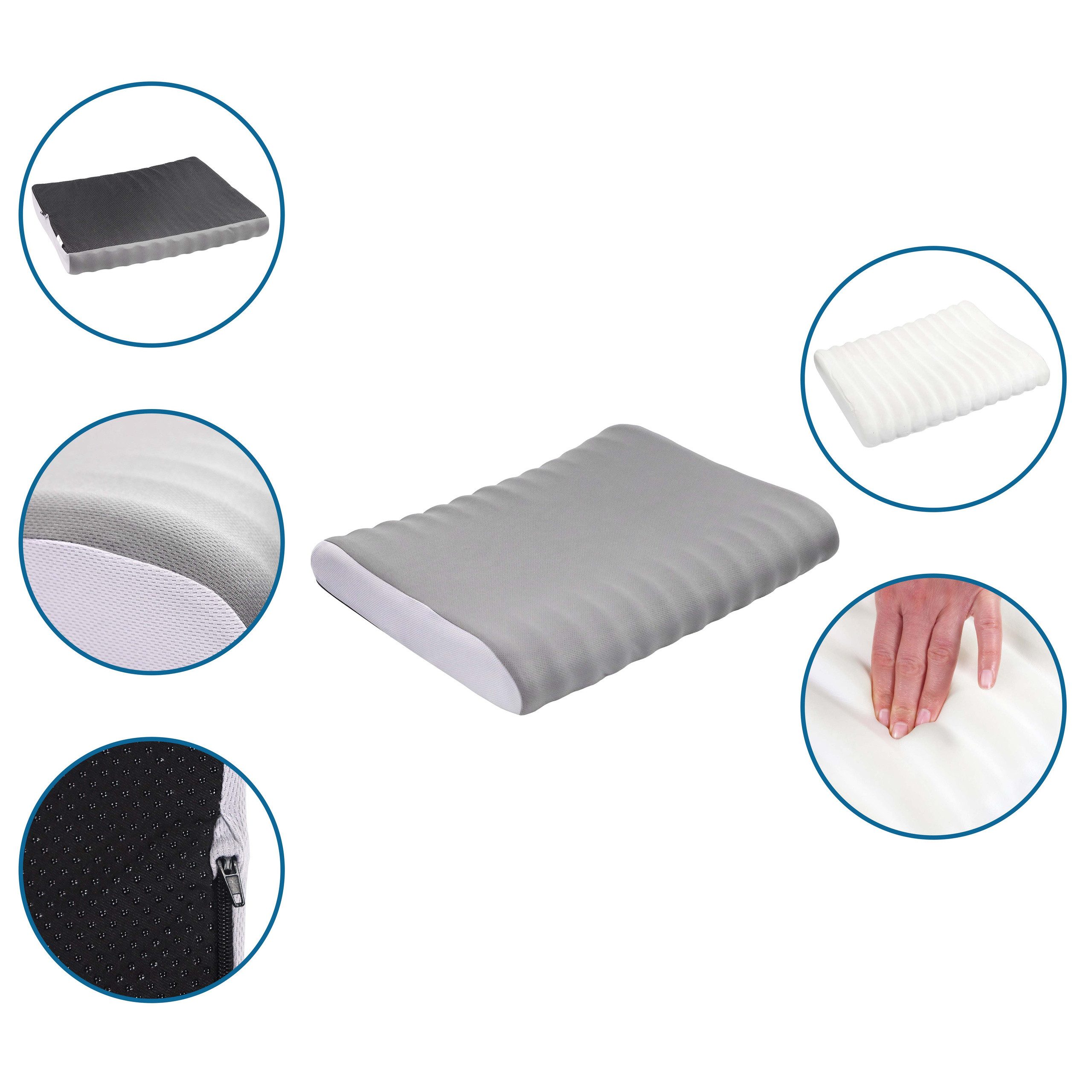 hjh OFFICE Sitzkissen Sitzkissen MEDISIT V Stoff, Ergonomisches Stuhlkissen günstig online kaufen