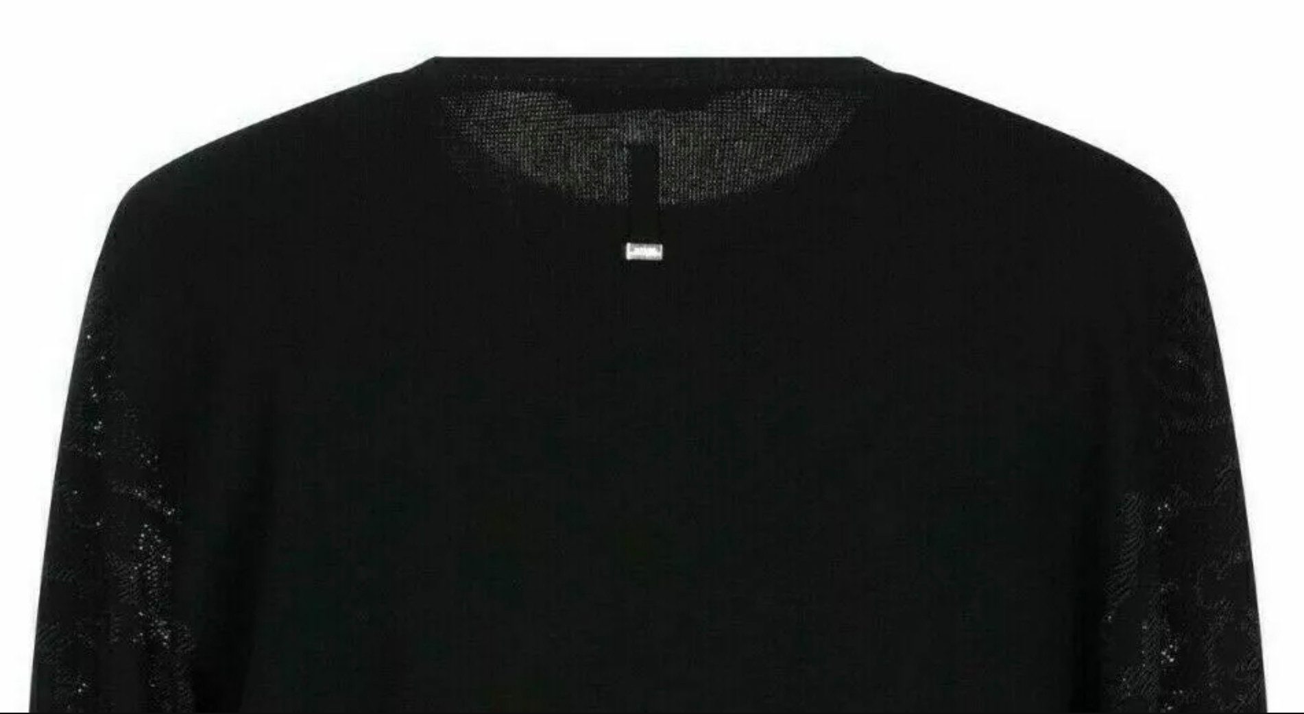 VERSACE COLLECTION Strickpullover Logo Pullover Jumper XS Metall-Logo-Detail, Premium-Strickmaterialien