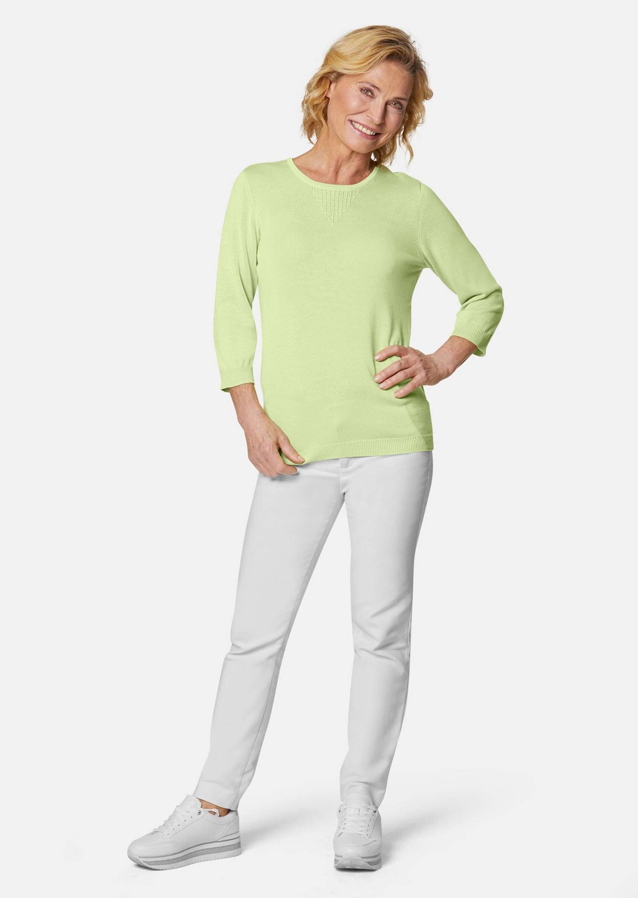 GOLDNER 3/4 Arm-Pullover Sommerlicher Strickpullover mit günstig online kaufen