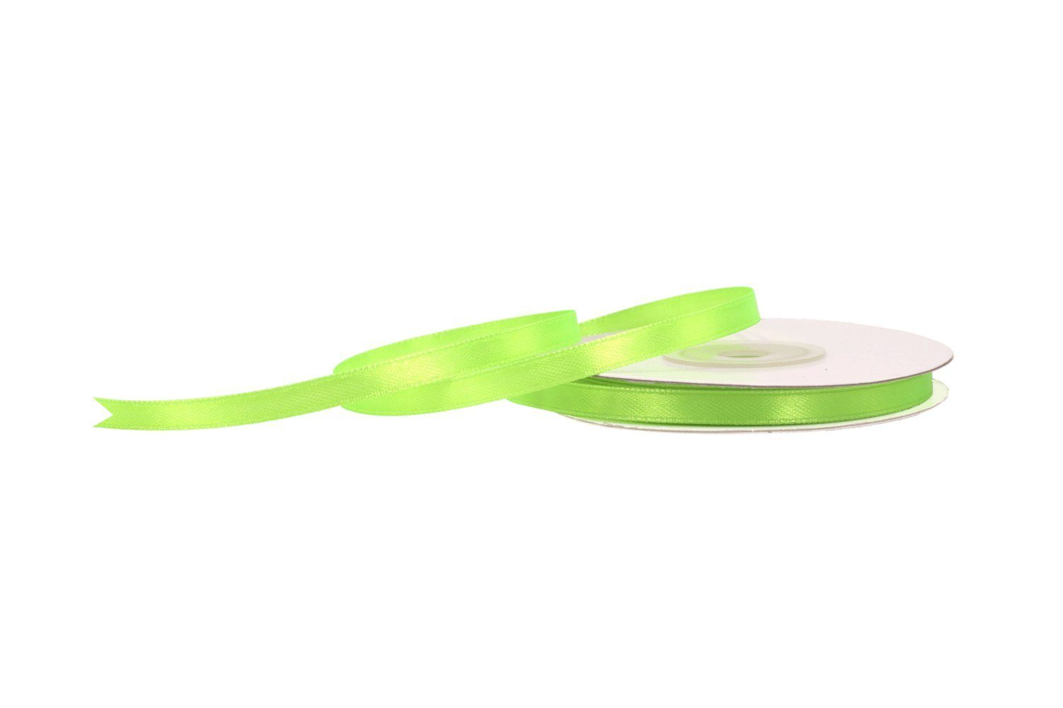 Creativery Geschenkband, Satinband 6mm x 25m Rolle Hellgrün