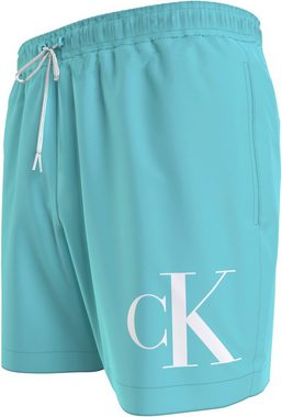 Calvin Klein Swimwear Badeshorts MEDIUM DRAWSTRING mit kontrastfarbenem Logo