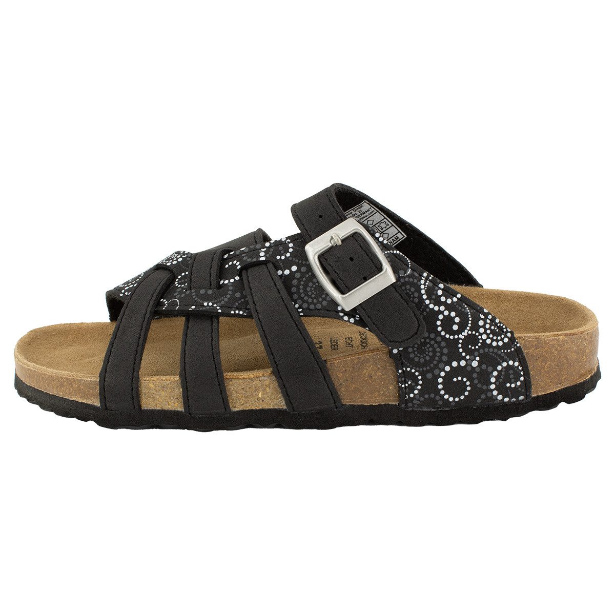 SUPERSOFT Classic Pantolette (1-tlg) Pantoletten - Lederdecksohle, Korkfußb günstig online kaufen