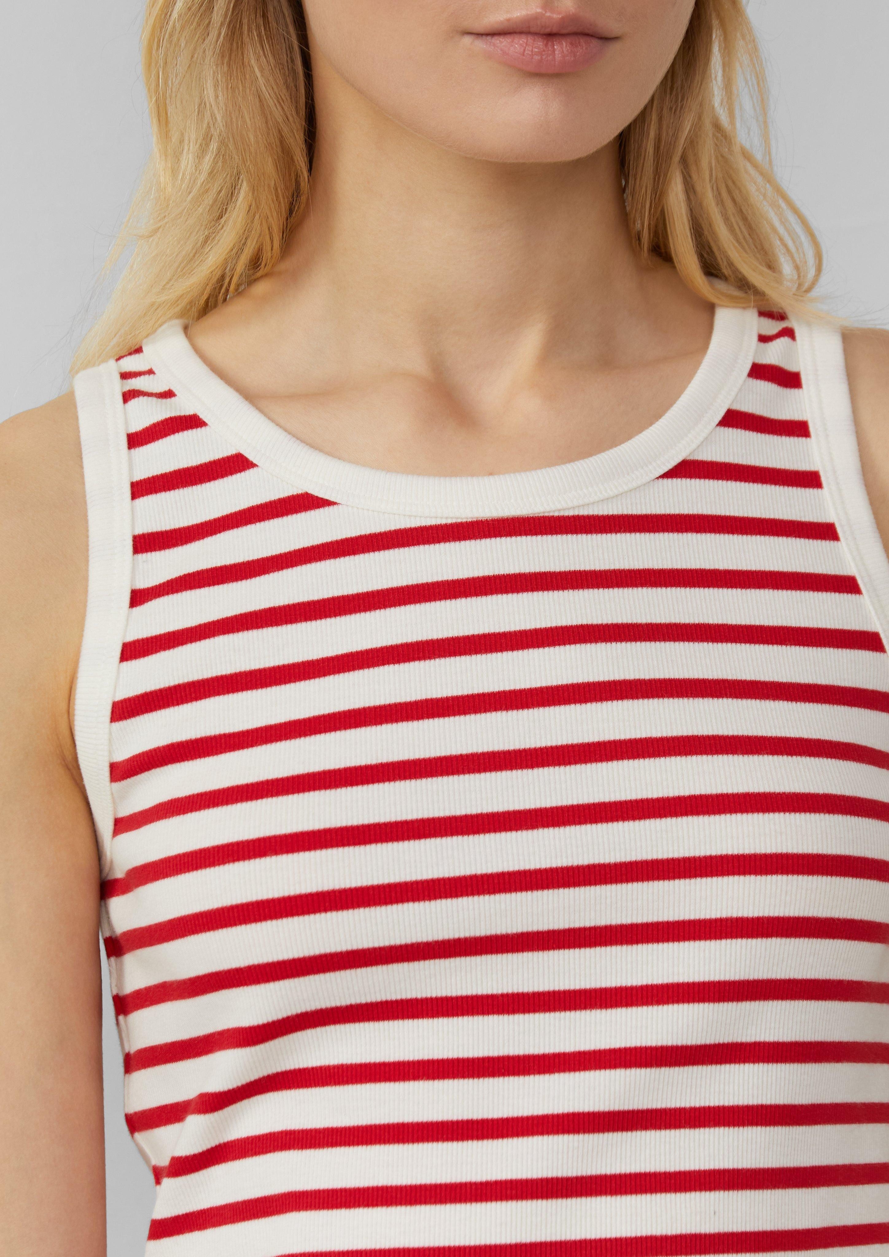 s.Oliver Shirttop Slim-Fit-Top mit Rippstruktur günstig online kaufen