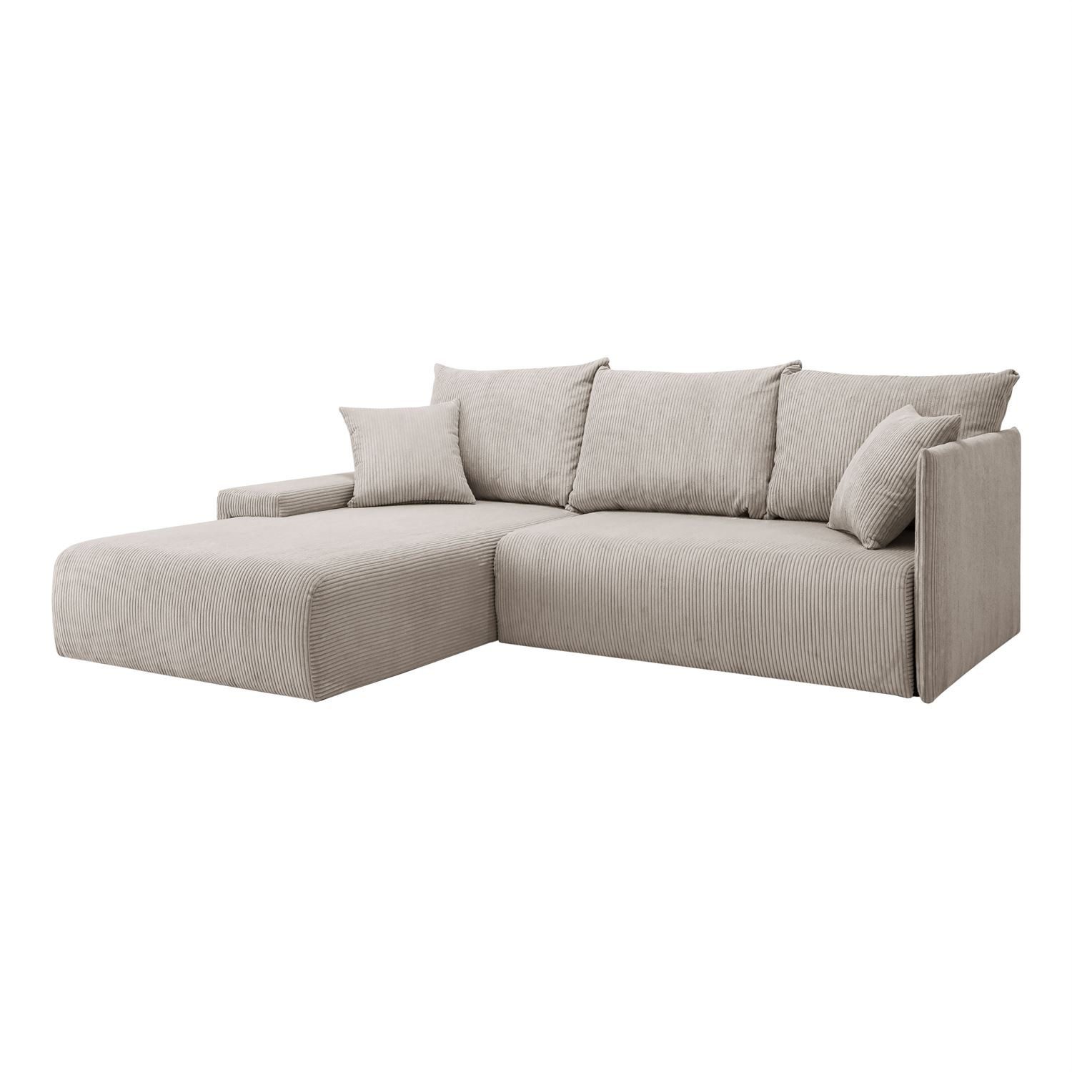 Lookway Ecksofa LAVIO in L-Form mit Schlaffunktion und Bettkasten, 246x188x93 cm – Bild 3 von 5