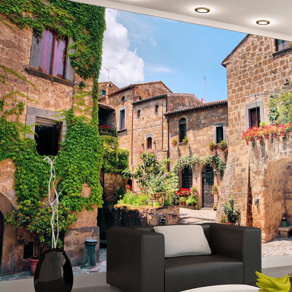 Tuscan Design lichtbeständige alley KUNSTLOFT halb-matt, Vliestapete Tapete 1x0.7 m,