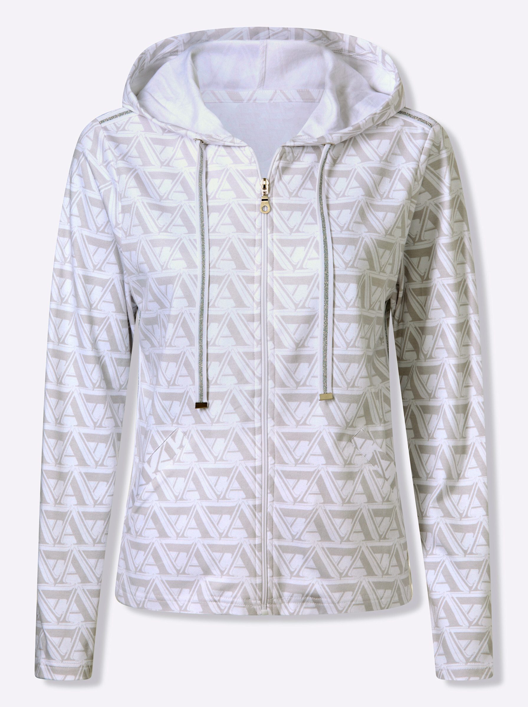 Sieh an! Shirtjacke Sweatjacke Langarm