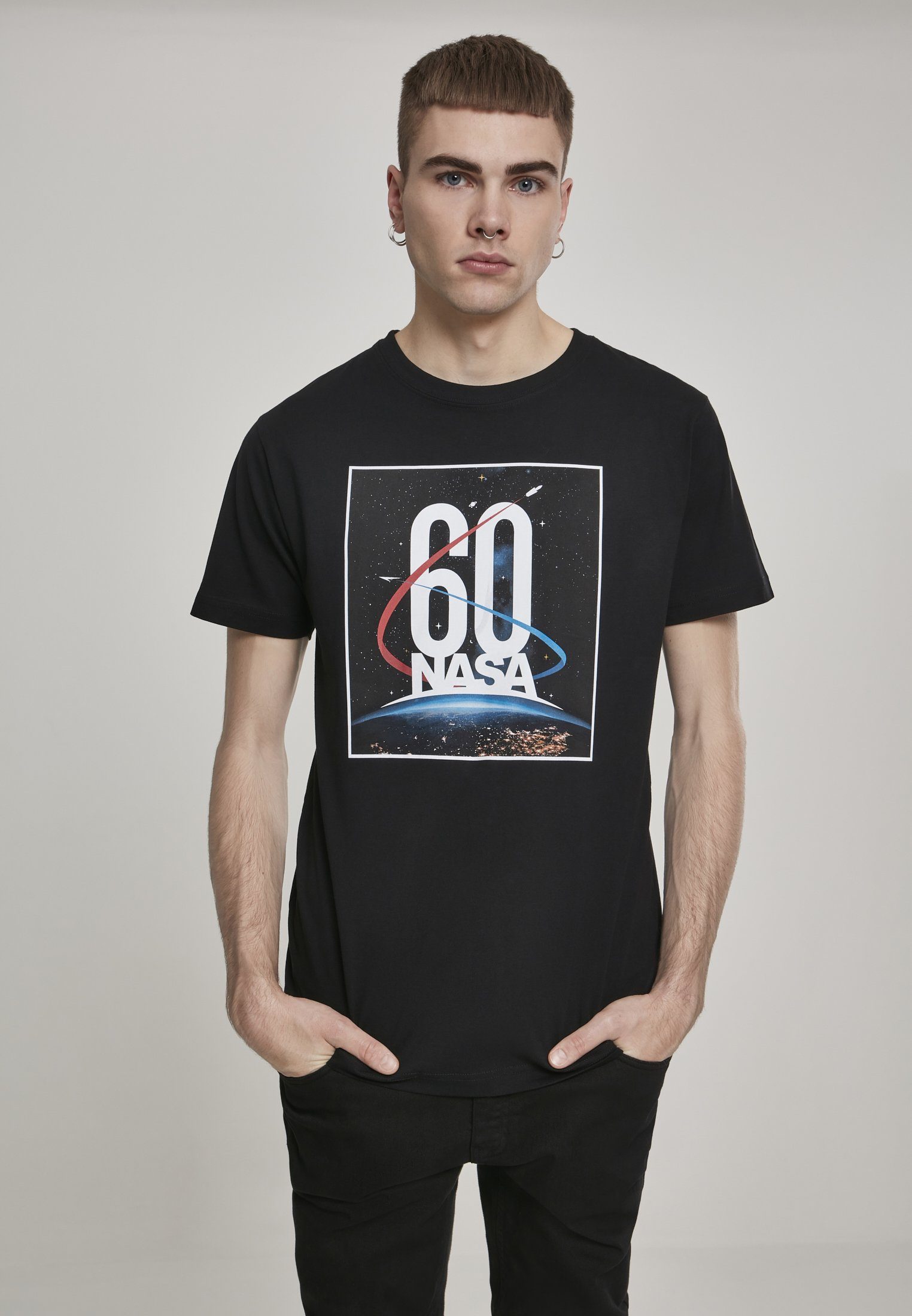 Tee 60th T-Shirt (1-tlg) Anniversary MisterTee NASA Herren