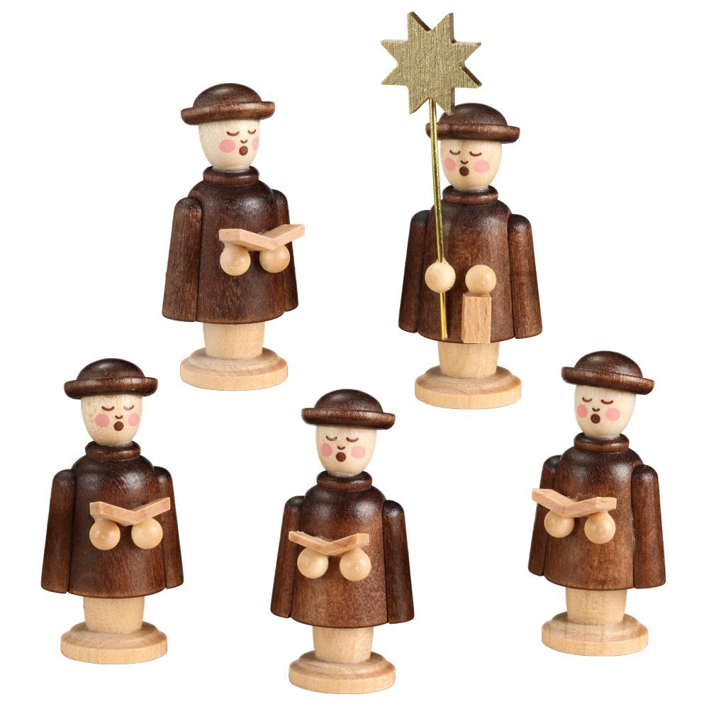 Volkskunstwerkstatt Unger Weihnachtsfigur Kurrendefiguren 5er Set