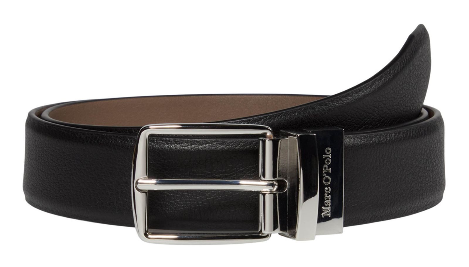 Marc O'Polo Ledergürtel Bodu Belt aus echtem Leder