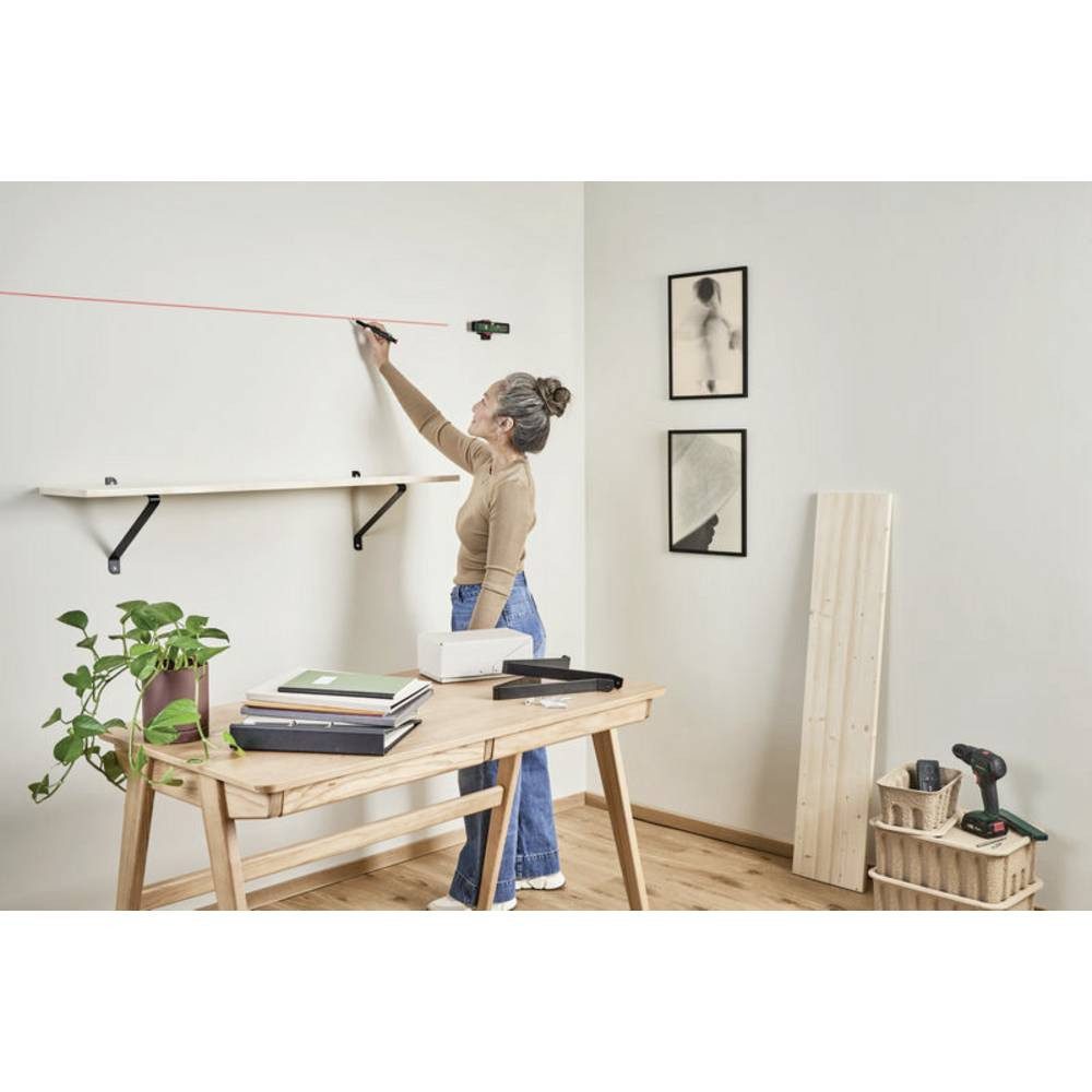 Bosch Home & Garden Wasserwaage UniversalWallLevel 0603663J00 Laser-Wasserwaage 159 mm