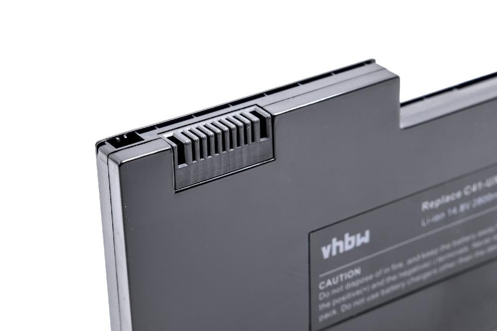 UX50V, (14,8 UX50V-RX05, mAh mit kompatibel UX50 vhbw V) Laptop-Akku Li-Ion Asus UX50V-XX004C, 2800