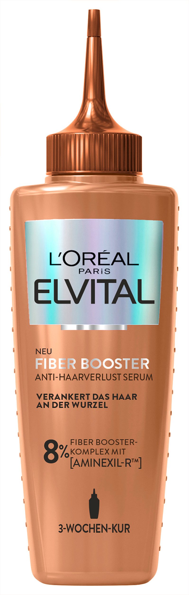 L'ORÉAL PARIS Haarserum L'Oréal Paris Elvital Fiber Booster Serum, Kur reduziert Haarverlust, verankert das Haar an der Wurzel.