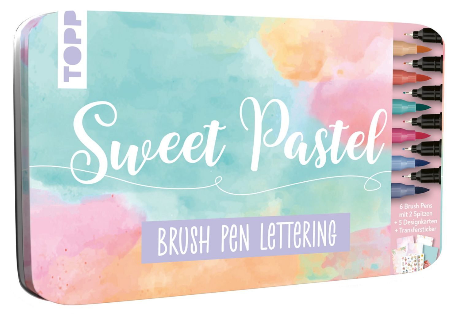 frechverlag Pinselstift Brush Pen Lettering Designdose Sweet Pastel