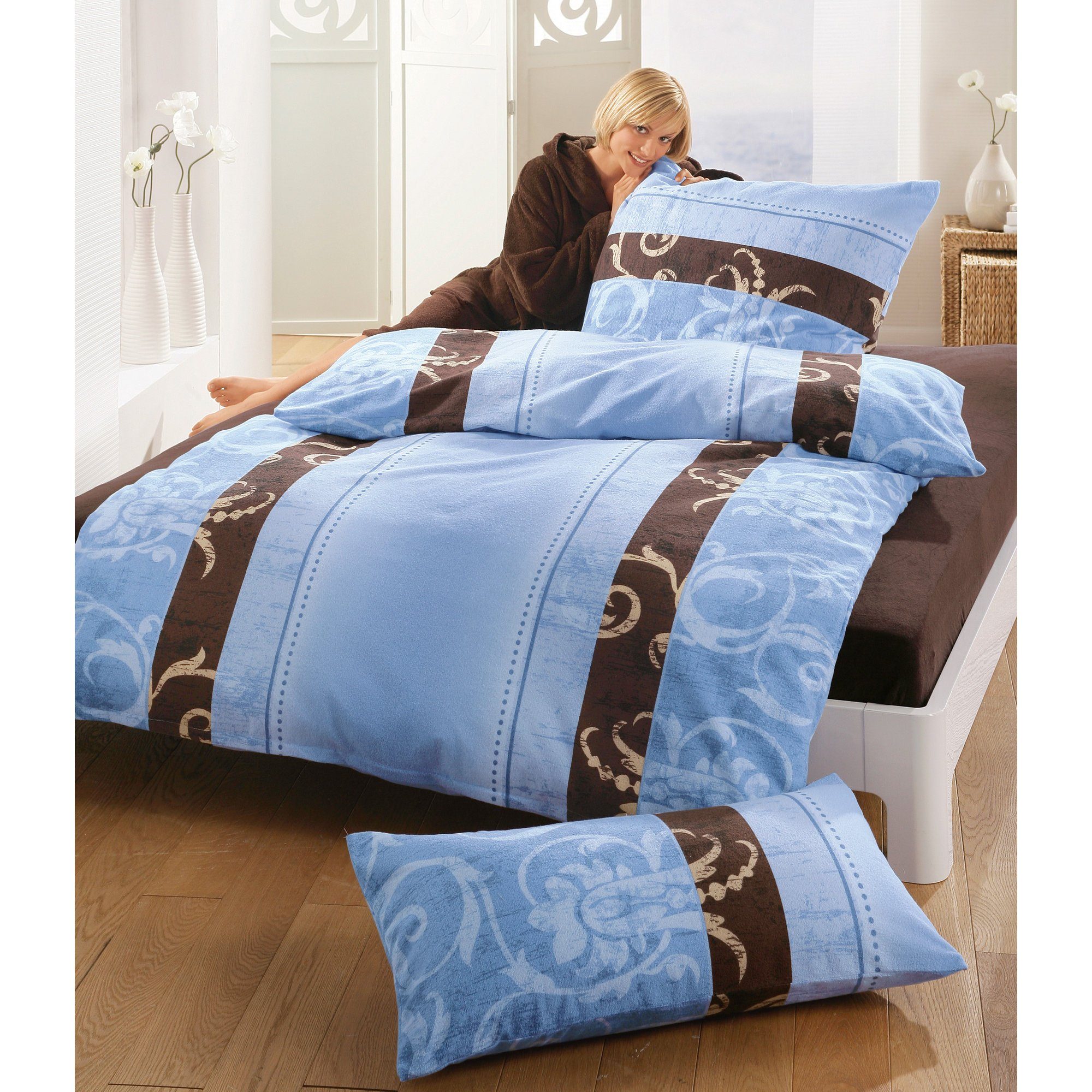 Dyckhoff Bettwäsche Bettwäsche, Frottier, 2 teilig, günstig online kaufen