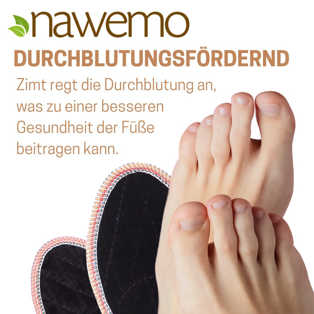 Nawemo Einlegesohlen Zimtsohlen Nawemo "Samt" (1-tlg)