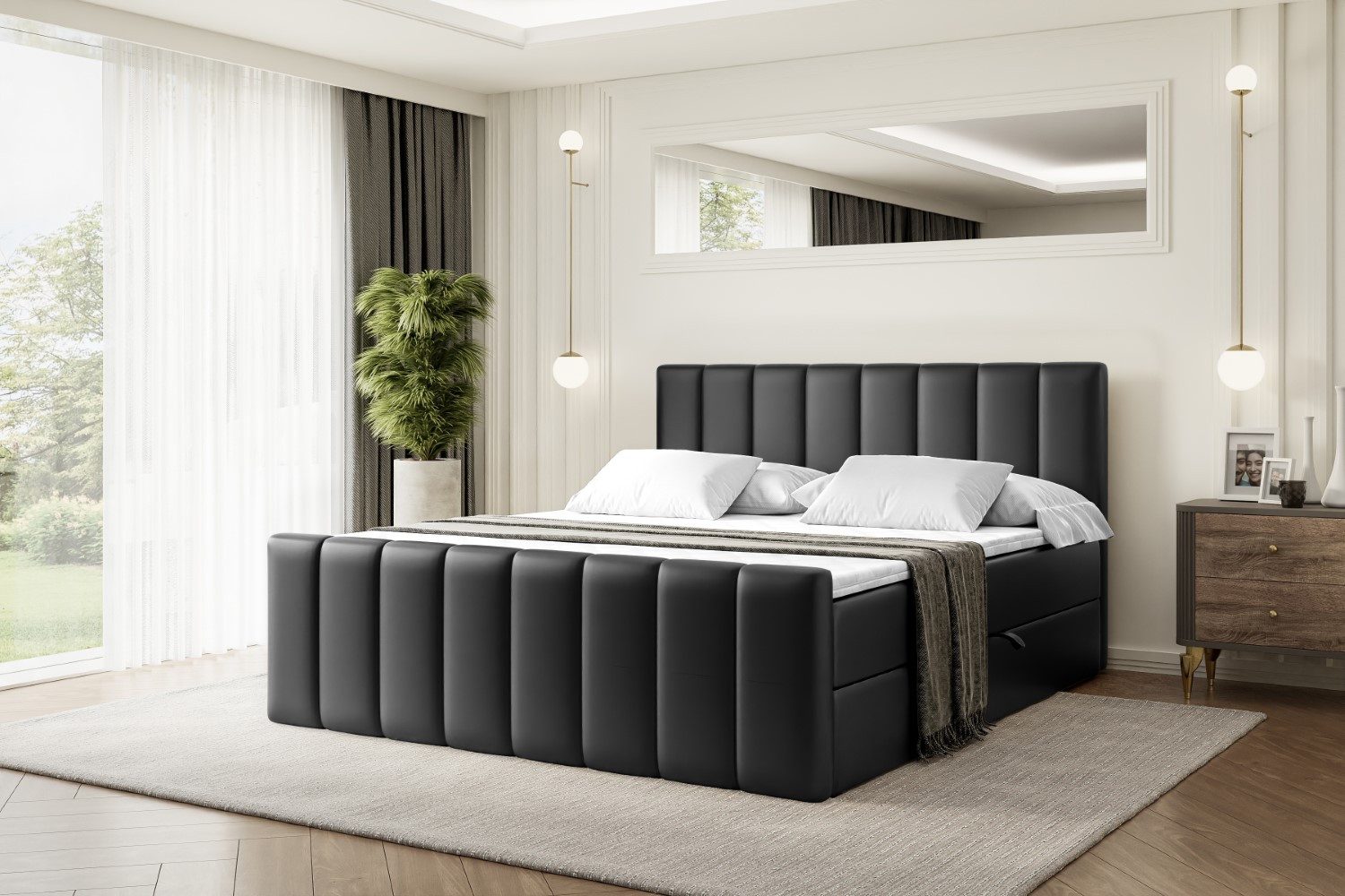 ALTDECOR Boxbett ZAFIRA-BZ (mit Matratze Lattenrost Produktbild-Vorschau 5