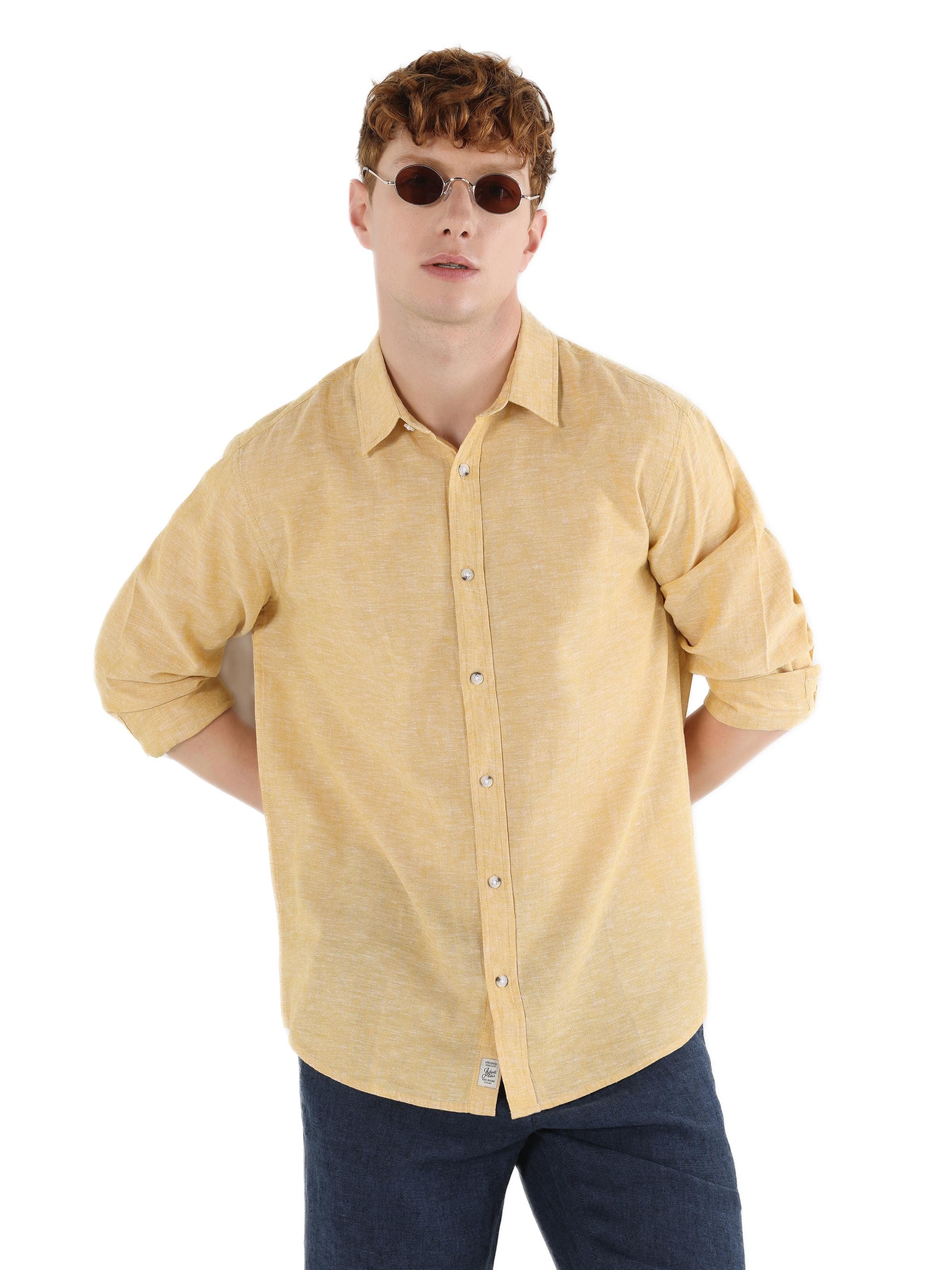 Colins Shirtkleid Freizeithemden für Herren, Langarm Tops für Männer, Oberteile für Ul