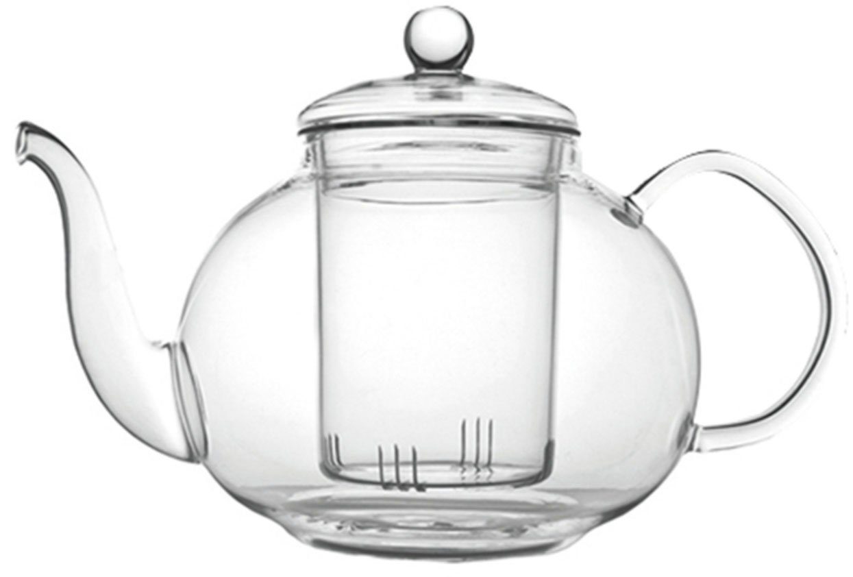 1 Verona, Bredemeijer Solo l, Teekanne Glas, einwandig, Teefilter